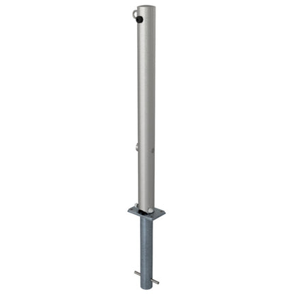 Edelstahlpfosten Ø 76 mm ohne Ziernut