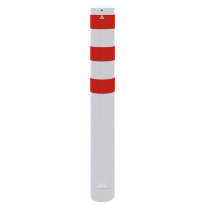 Absperrpoller Stahlrohr Ø 193 x 3,6 mm ortsfest zum Einbetonieren