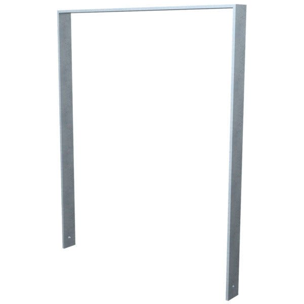 Anlehnbügel aus Flachstahl 80 x 12 mm
