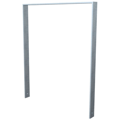 Anlehnbügel aus Flachstahl 80 x 12 mm