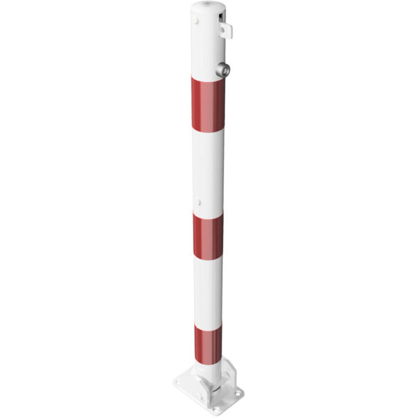 Absperrpfosten Stahlrohr Ø 60 x 2,5 mm umlegbar für Vorhangschloss