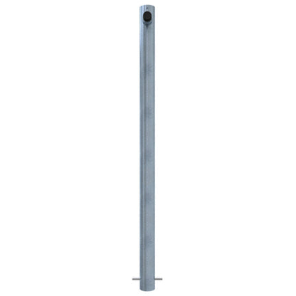 Absperrpfosten Stahlrpohr Ø 76 x 2,6 mm als Türstopper