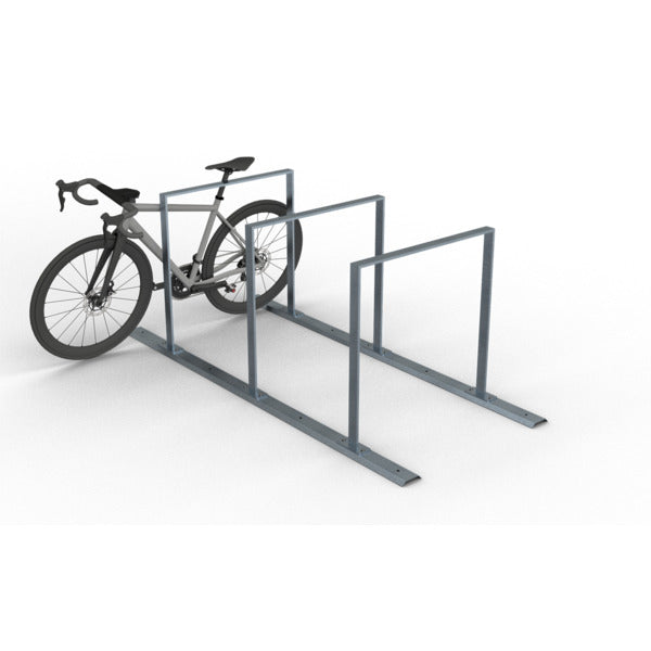 Fahrradanlehnbügel Reihenanlage Stahlrohr 50 x 12 mm