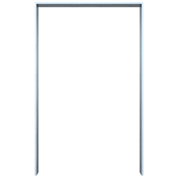 Anlehnbügel aus Flachstahl 80 x 12 mm