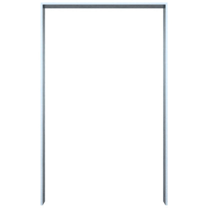 Anlehnbügel aus Flachstahl 80 x 12 mm