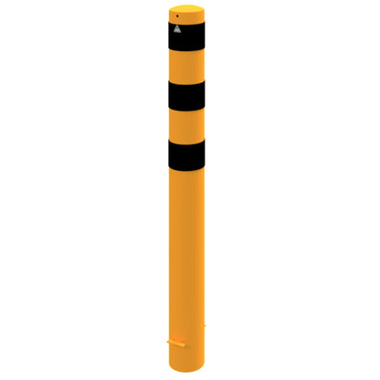 Absperrpoller Stahlrohr Ø 152 x 3,2 mm gelb / schwarz