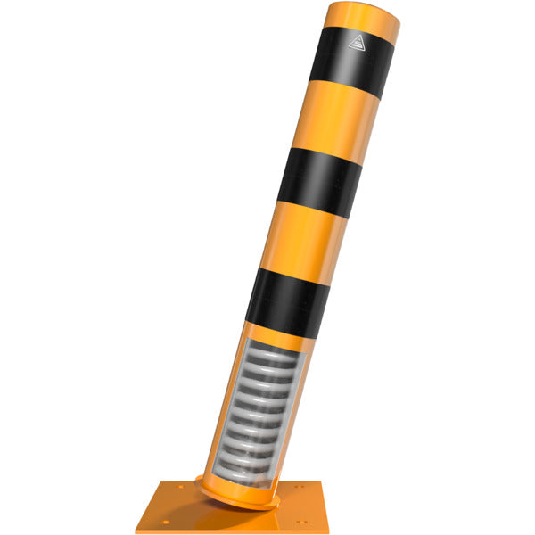 Absperrpoller Stahlrohr Ø 152 x 3,2 mm ortsfest zur Dübelbefestigung