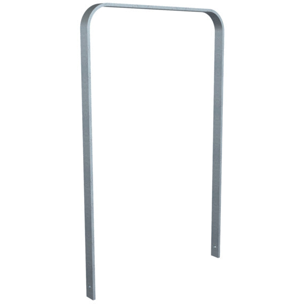 Anlehnbügel aus Flachstahl 50 x 12 mm in gebogener Ausführung