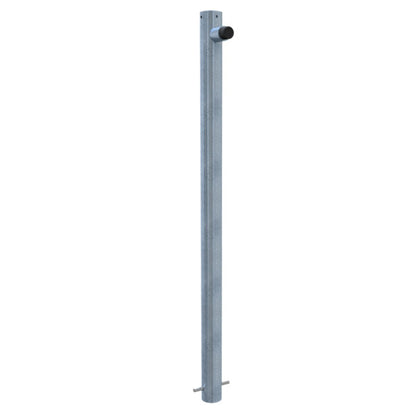 Absperrpfosten Stahlrpohr Ø 76 x 2,6 mm als Türstopper