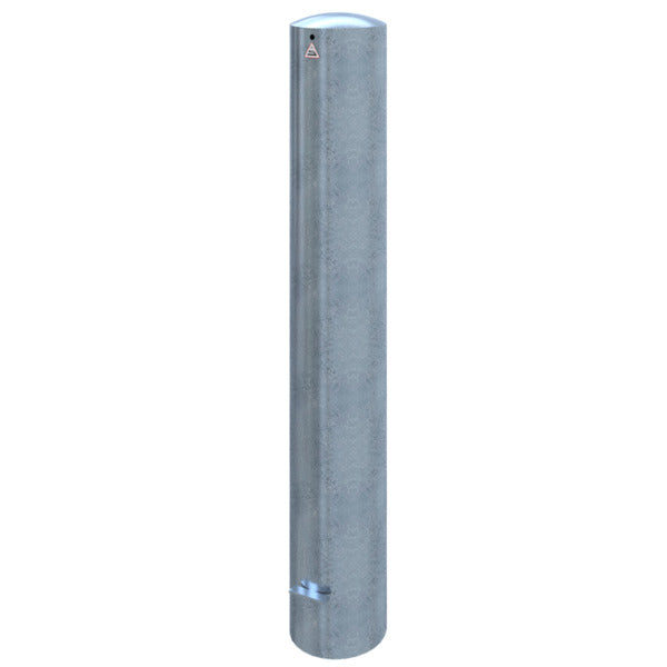 Absperrpoller Stahlrohr Ø 193 x 3,6 mm ortsfest zum Einbetonieren