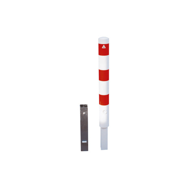 Absperrpoller Stahlrohr Ø 193 x 3,6 mm herausnehmbar mit Dreikantverschluss