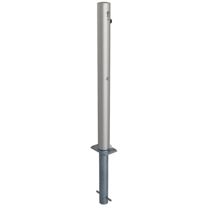 Edelstahlpfosten Ø 76 mm ohne Ziernut