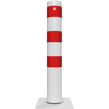 Absperrpoller Stahlrohr Ø 152 x 3,2 mm ortsfest zur Dübelbefestigung