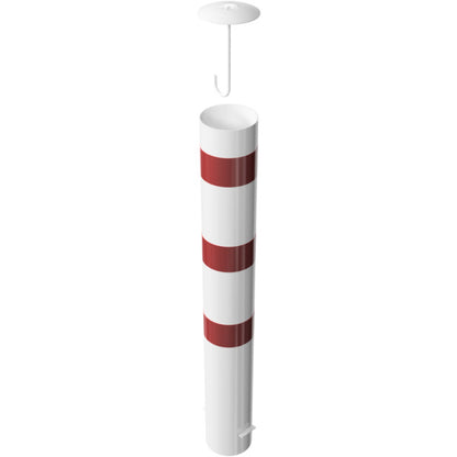 Absperrpoller Stahlrohr Ø 193 x 3,6 mm ortsfest zum Einbetonieren