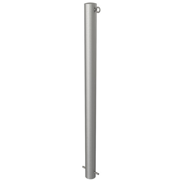 Edelstahlpfosten Ø 76 mm ohne Ziernut