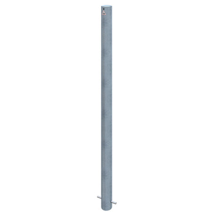 Absperrpfosten Stahlrohr Ø 76 x 2,6 mm ortsfest zum Einbetonieren
