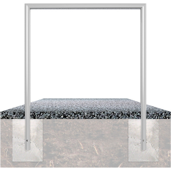 Anlehnbügel aus Stahlrohr Ø 48 x 2,5 mm