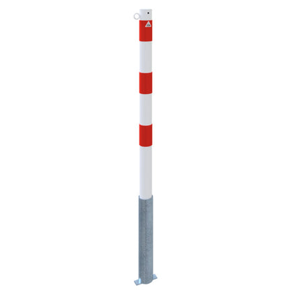 Absperrpfosten Stahlrohr Ø 60 x 2,5 mm herausnehmbar ohne Verschluss