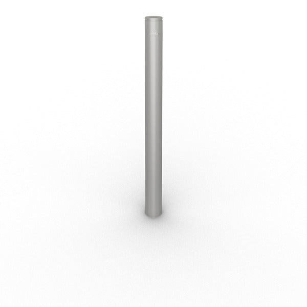 Edelstahlpfosten Ø 76 mm mit Ziernut