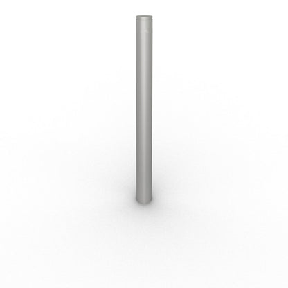 Edelstahlpfosten Ø 76 mm mit Ziernut