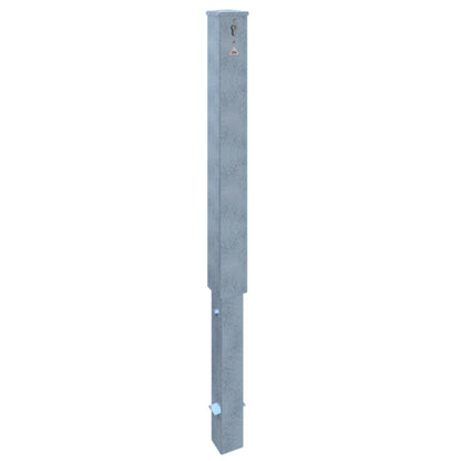 Absperrpfosten Stahlrohr 100 x 100 x 3 mm herausnehmbar mit Profilzylinderschloss