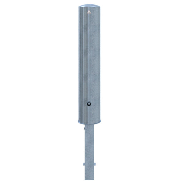 Absperrpoller Stahlrohr Ø 193 x 3,6 mm herausnehmbar mit Dreikantverschluss