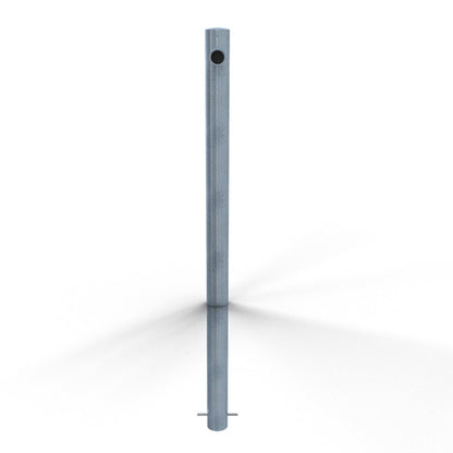 Absperrpfosten Stahlrpohr Ø 76 x 2,6 mm als Türstopper