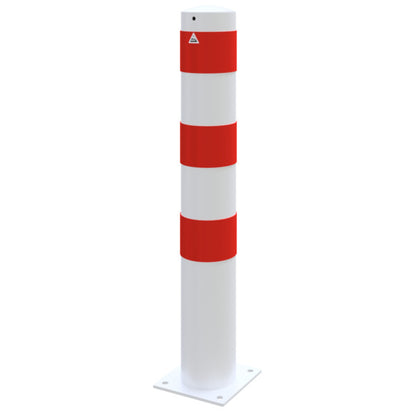 Absperrpoller Stahlrohr Ø 152 x 3,2 mm ortsfest für Dübelbefestigung