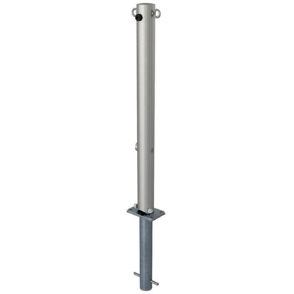 Edelstahlpfosten Ø 76 mm ohne Ziernut