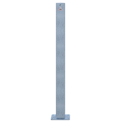 Absperrpfosten 70 x 70 mm ortsfest für Dübelbefestigung