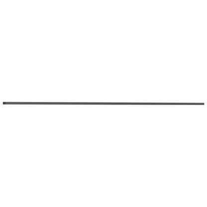 Rabattengeländer mit Querholm aus Flachstahl
