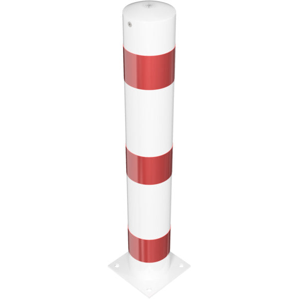 Absperrpoller Stahlrohr Ø 152 x 3,2 mm ortsfest für Dübelbefestigung