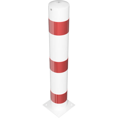 Absperrpoller Stahlrohr Ø 152 x 3,2 mm ortsfest für Dübelbefestigung