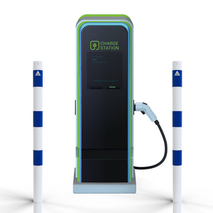 Absperrpfosten als E-Ladesäulenschutz