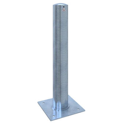 Absperrpoller Stahlrohr Ø 152 x 3,2 mm ortsfest zur Dübelbefestigung