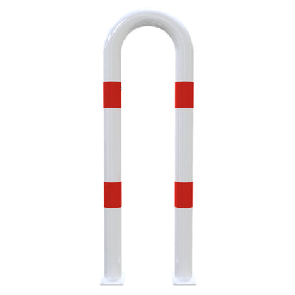 Universalbügel aus Stahlrohr Ø 76 x 2,6 mm für Dübelbefestigung