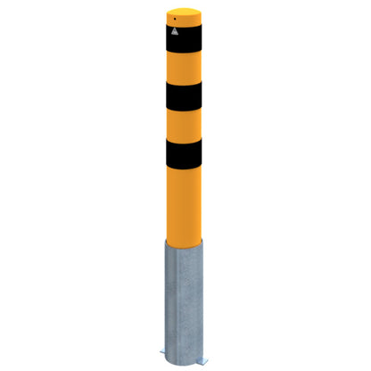 Absperrpoller Stahlrohr Ø 152 x 3,2 mm gelb / schwarz
